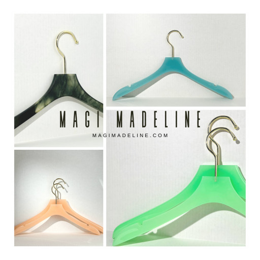 Black-Owned Luxury Brand Magi Madeline Launches Garment Hanger Line