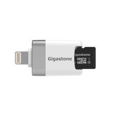 Gigastone CR8600 iPhone Flash Drive Micro SD Card Reader 