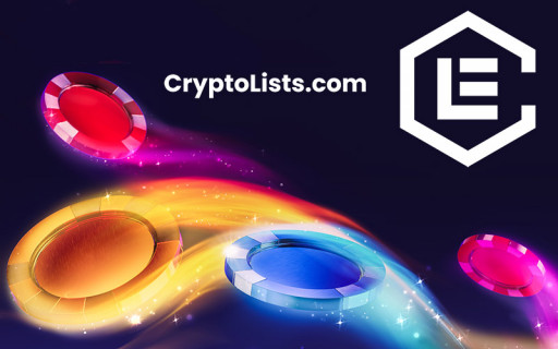 Crypto Lists Logo with flying markers