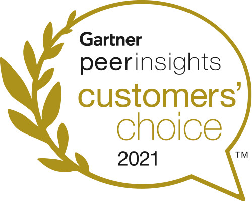Logo Gartner peer insights customers' choice