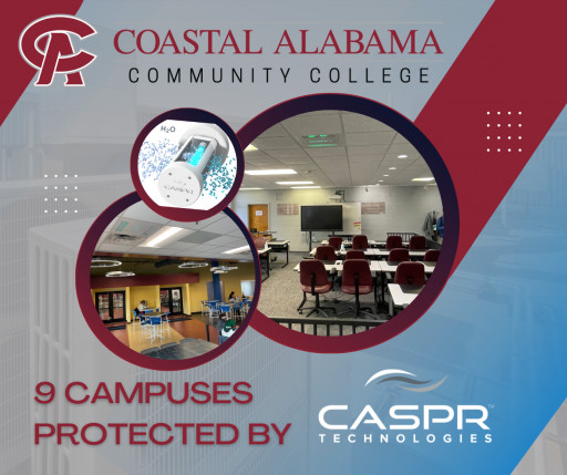 Coastal Alabama College Covers 9 Campuses With CASPR's Air & Surface Disinfection Technology
