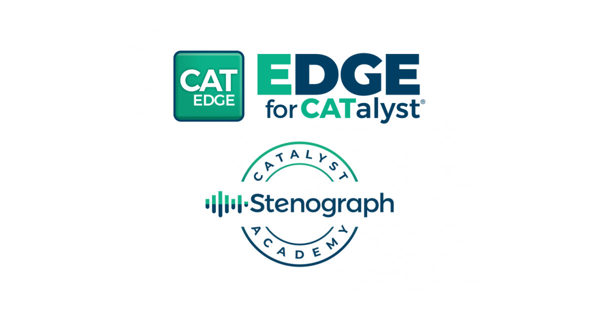 Stenograph Announces CATalyst Academy: Training Content Added to Edge for CATaly..