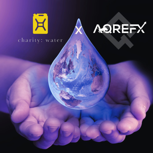 AQRE Announces Partnership With 'Charity: Water' to Provide Clean Water Globally