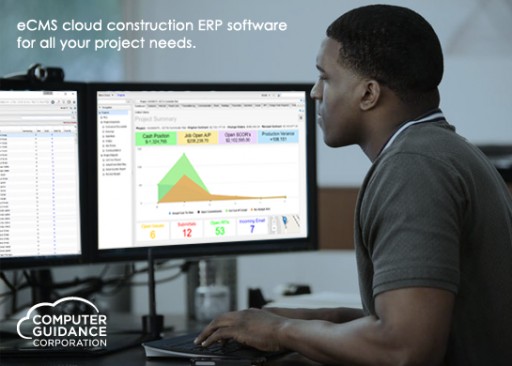 Computer Guidance Corporation Customer Implements eCMS v.4.1 ERP Software to Improve Business Decisions With Faster, Smarter Analytics and to Gain Efficiencies With Integrated Workflows