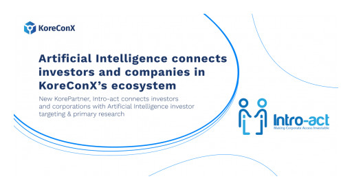 Artificial Intelligence Connects Investors and Companies in KoreConX's Ecosystem