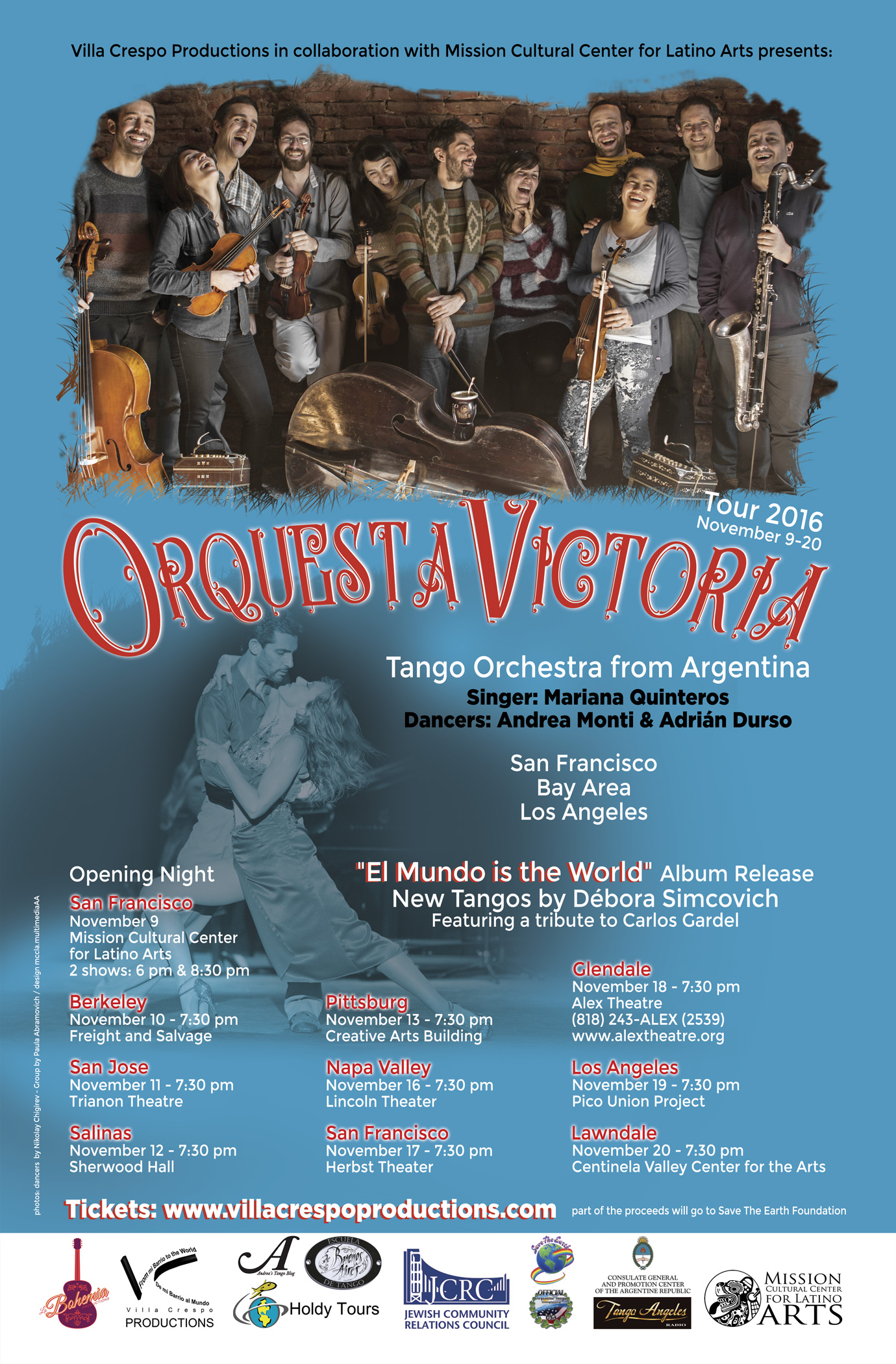 Orquesta Victoria Brings Argentine Tango to 9 California Cities | Newswire