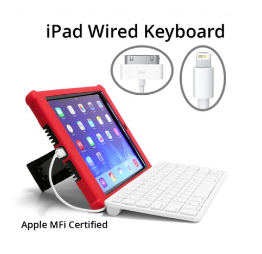 Wired Keyboards for iPad Make iPads Serious Writing Tools, Made for Schools