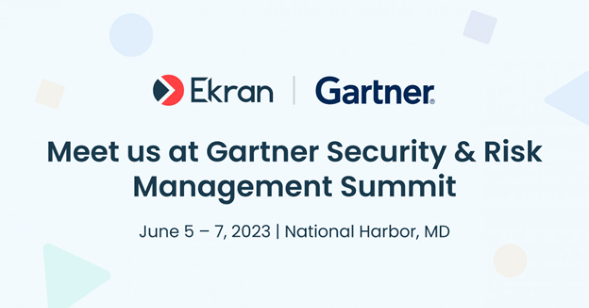 Ekran System to Exhibit at Gartner Security & Risk Management Summit