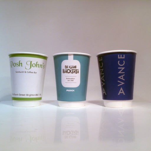 Double Wall Branded Coffee Cups
