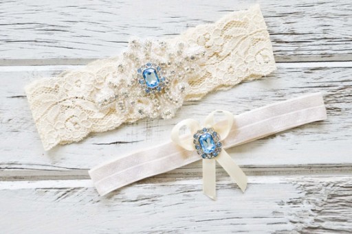 Launching on September 21, 2017 the Topaz Wedding Garter Collection Stylishly Combines Modern Elements With the Classic Inspiration of Early 20th Century Art Deco