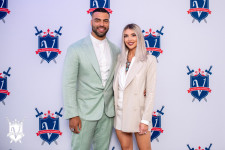 Kyle and Marissa Van Noy at their Knights of Luxury Fundraising Event