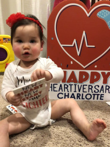 Charlotte Celebrates Her First Heartiversary