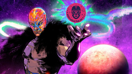 Astrolucha Character designed by Phil Jimenez
