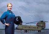 Megan Robertson, Chinook helicopter pilot 