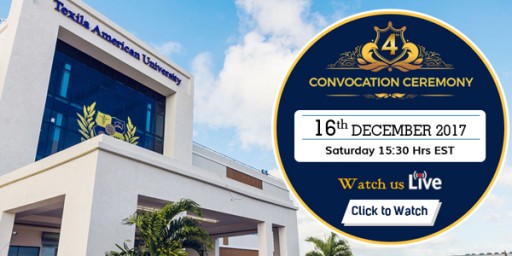 Texila American University to Hold 4th Convocation on 16th December 2017