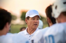 Les Miles on the set of The Last Whistle