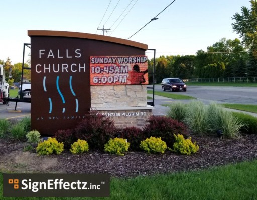 Falls Church Achieved a Valuable Goal With New LED Sign From Sign Effectz