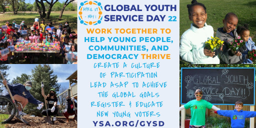 Work Together to Help Young People, Communities, and Democracy Thrive on Global Youth Service Day