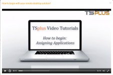 TSplus Video Tutorial 2: How to Assign Applications