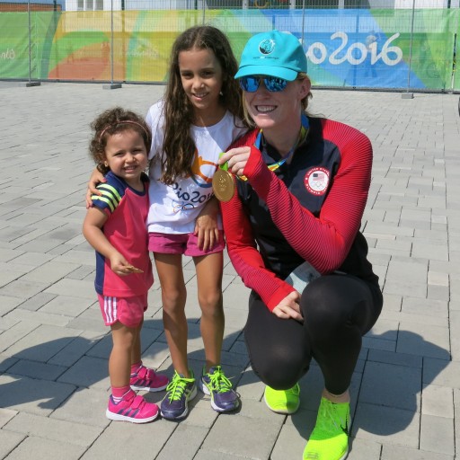Emily Regan, of the U.S. Gold-Medal Women's Eight Rowing Team Tells Kids to Live Drug-Free