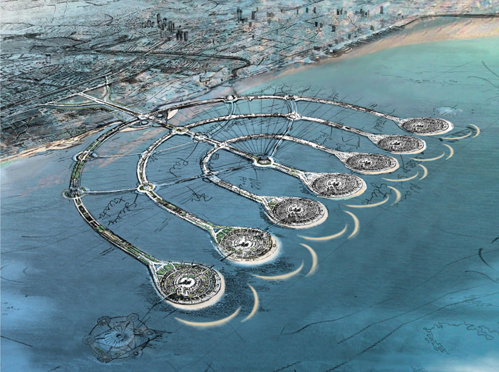 The Menorah Islands Project 9 Artificial Islands Aim to Bring Real