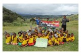 Augustine Brian conducts a human rights workshop for children in Southern Highlands province of Papua New Guinea.