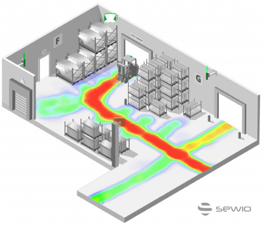 Forklift Tracking by Sewio RTLS