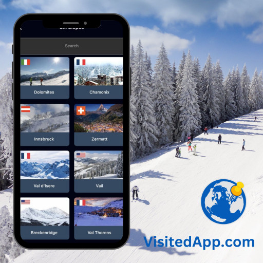 Visited App Publishes List of Most Popular Ski Destinations in the World