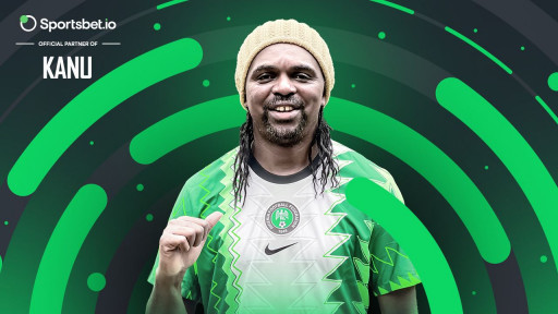 Nigeria and Arsenal Football Club Legend Nwankwo Kanu Signs for Sportsbet.io