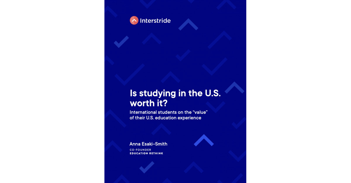 Interstride Study Shows International Students See 'Value Gap' In U.S ...