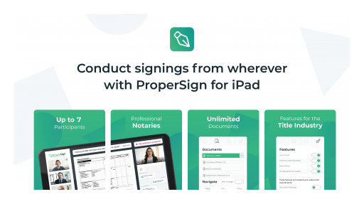 ProperSign App Now Available on iPad