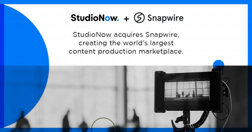 StudioNow Acquires Snapwire—The Acquisition Creates the World's Largest Content Production Marketplace
