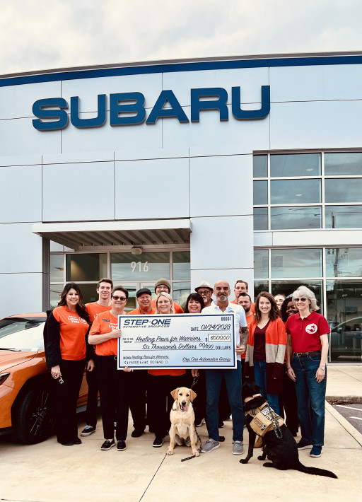 Step One Automotive Group Sponsors Healing Paws for Warriors Service Dog