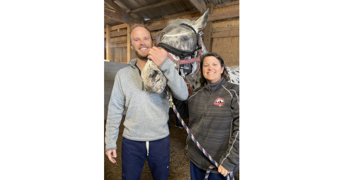 Mount Laurel Animal Hospital performs procedure on horseback Doggy Navi