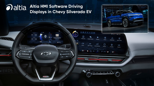 General Motors Extends Altia Software and Engineering Services to Deploy Digital Cockpit Displays for All Electric Chevy Silverado EV