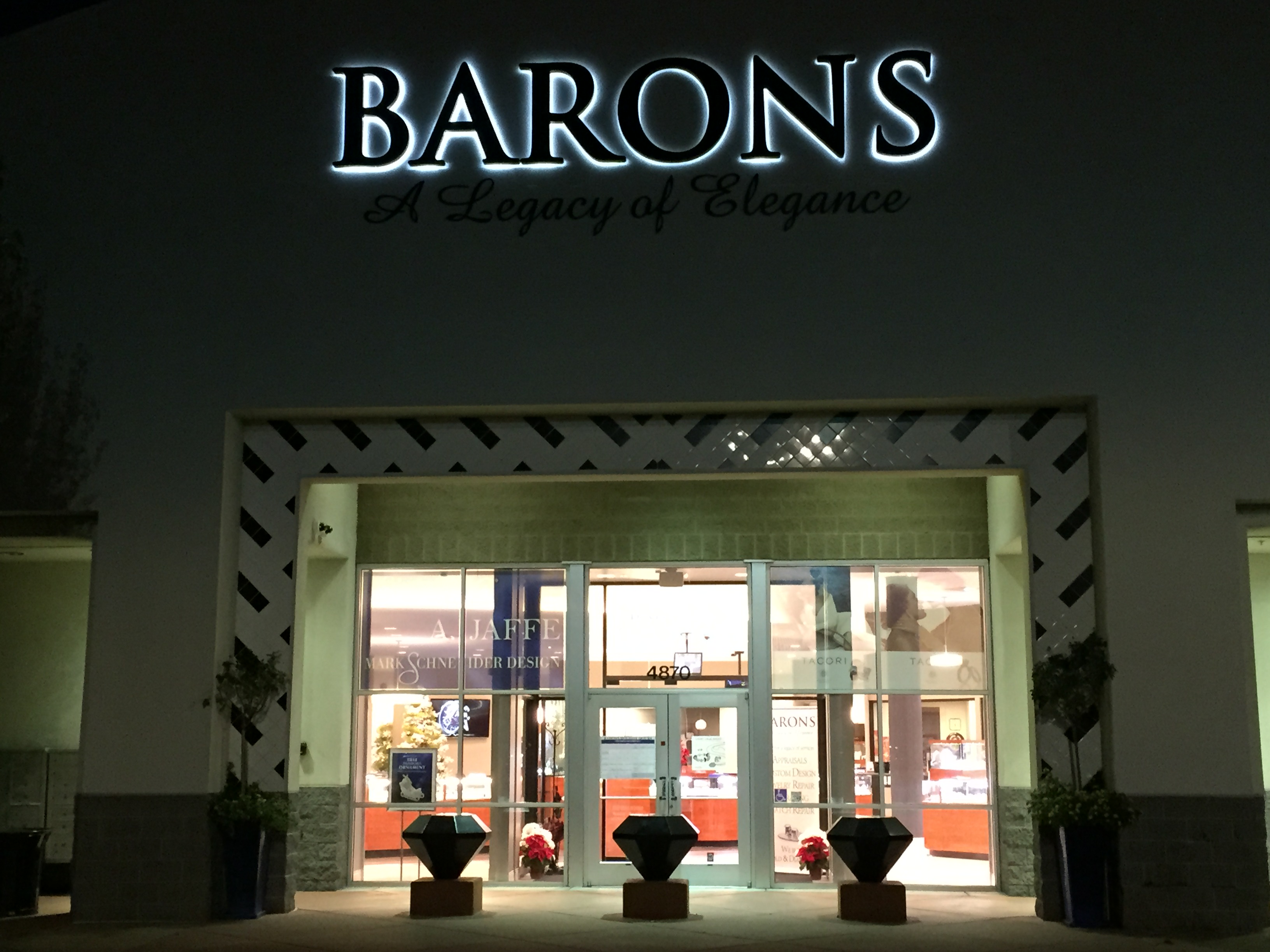 San Francisco Bay Area Fine Jewelry Retailer, BARONS Jewelers, Earns Diamond Partner Status with