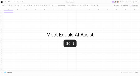 Equals Launches the First Native AI Assistant for Spreadsheets