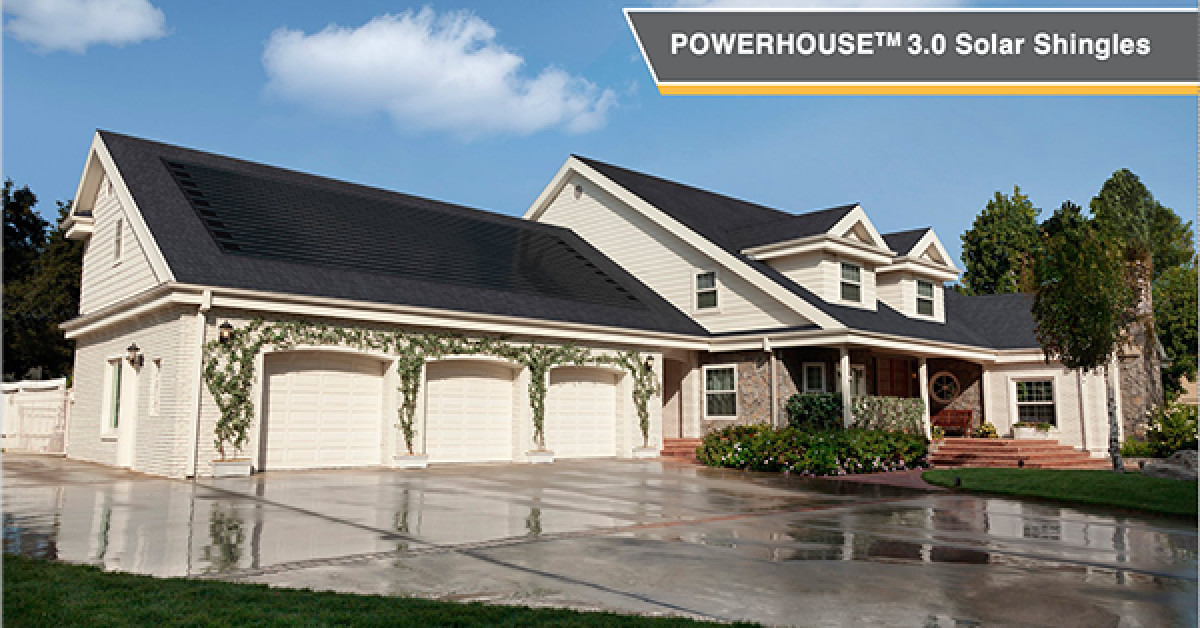 Powerhouse™ 3.0 Solar Shingles Deliver High-Efficiency Solar Power ...