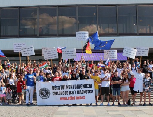 Protesting the Use of Antidpressants on Children