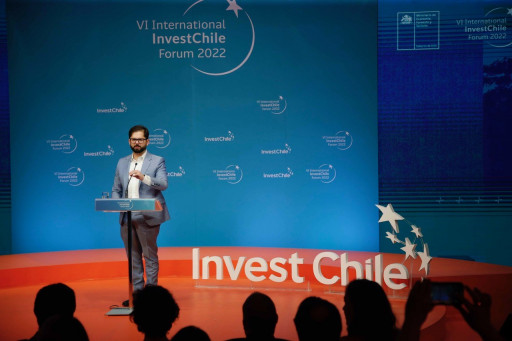 President of Chile, Gabriel Boric, Inaugurates InvestChile 2022 International Forum