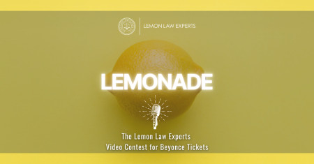The Lemon Law Experts Presents the ‘Lemonade’ Contest: A Chance to Win 2 Beyonce Tickets