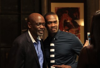 Actors Carl Gilliard and Brian Hooks
