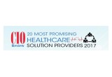 "20 Most Promising Healthcare Solution Providers 2017" 