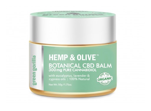 Green Gorilla Launches Botanical CBD Balm for Treatment of Muscle and Joint Pain and Inflammation
