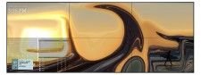 Video Wall Featuring 'Sunset Surf' by Petra U. Trimmel, San Francisco, California