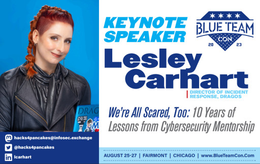 Blue Team Con Announces Keynote Speaker Lesley Carhart