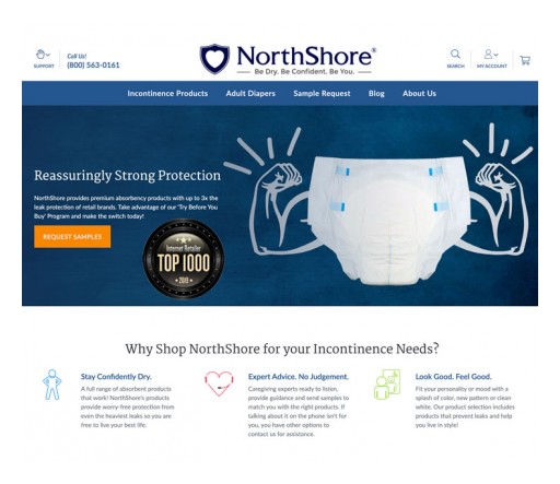 NorthShore Care Supply's New Website Makes Incontinence Shopping Easier