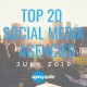 Agency Spotter Announces the Top 20 Social Media Marketing Agencies Report