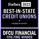 Forbes Ranks DFCU Financial Best-in-State Credit Union for Fifth Consecutive Year