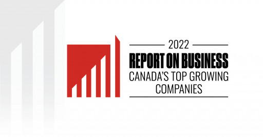 Globe and Mail Fastest Growing Company list